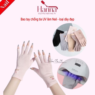 Bao tay chống tia uv khi làm Nail-loại dày đẹp [giúp bảo vệ da tay khi làm Nail]