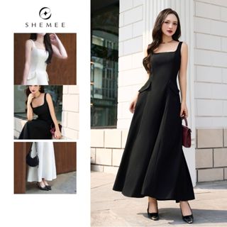  Váy xoè nữ nắp túi co giãn công sở Shemee phong cách thanh lịch Hàn Quốc MD43 