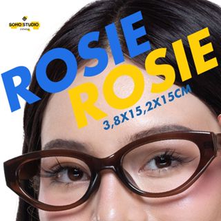 [Kèm Tròng Chống ASX] Gọng kính ROSIE Soho Studio form mắt mèo unisex thiết kế bo mềm góc cạnh cá tính