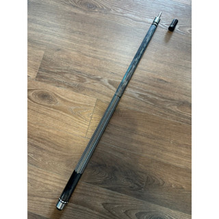  Chuôi cơ bida lỗ Ngọn Rhino mộc - Ngọn carbon- Ren radial - Bọc da cao cấp hoạ tiết chuyên nghiệp 