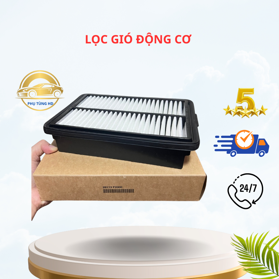 Lọc Gió Động Cơ Hyundai Elantra , Kona , Kia Cerato Đời 2018 [ MÃ: 28113-F2000 ]