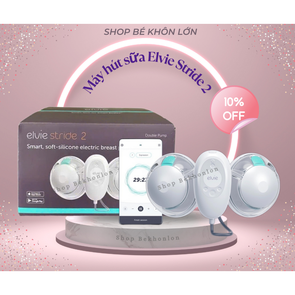 Máy hút sữa Elvie Stride 2 New Seal BH 12th