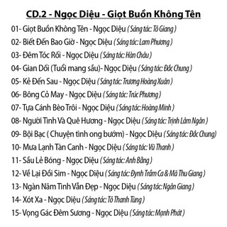 CD.2: Ngọc Diệu: Giọt Buồn Không Tên 15 Bài Hát Lossless