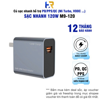 Củ Sạc Nhanh Sdoutech LDZM 120W  | PD 65W | Mi Turbo | Oppo SuperVOOC  | SuperCharge | Vivo FlashCharge