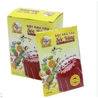 Bột rau câu sóc vàng gói 12g