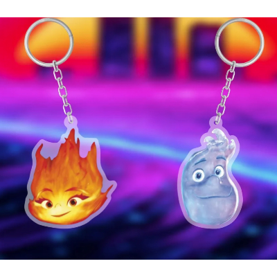 Móc khóa Elemental Amber và Wade Bag