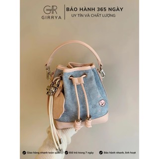  Túi xách nữ đeo chéo CHIO'2ND M77 - Túi xách chất vải denim mềm mại phối đồ siêu xinh phong cách mới 2025 size 15cm 