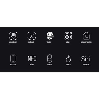 [Bao lắp đặt] Khóa cửa thông minh Lockin V5 Max nhận dạng tĩnh mạch lòng bàn tay, Face ID, tích hợp màn hình 4 inch