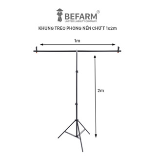   Rẻ vô địch  Bộ khung treo phông nền chụp ảnh sản phẩm livestream chuyên nghiệp - Chữ T 1x2m  Tặng kèm 2 kẹp  