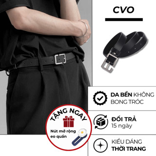  Thắt lưng nam nữ bản nhỏ phong cách hàn quốc dây nịt học sinh phối đồ đơn giản TL01 - CVO STUDIO 