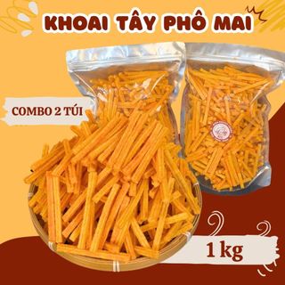 500G Khoai Tây Phô Mai - Khoai Tây Lắc Phô Mai - Ăn Vặt Minh Nguyệt Foods