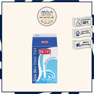 Kem Béo Thực Vật Rich's - Rich Lùn - Kem Pha Chế Hộp 454g