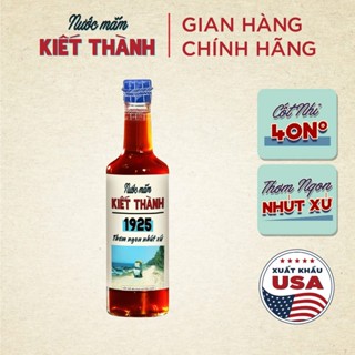 Nước mắm Kiết Thành (01 Chai) Thơm Ngon Nhứt Xứ 500ml Cốt Nhỉ 40N Nguyên Chất - Nước Mắm Tĩn