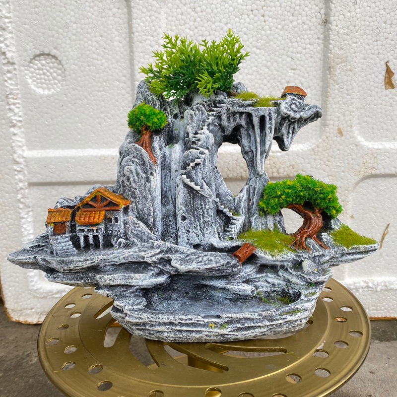 Mô Hình Núi - Hòn non Bộ - Trang Trí Bể cá (Mẫu 42)