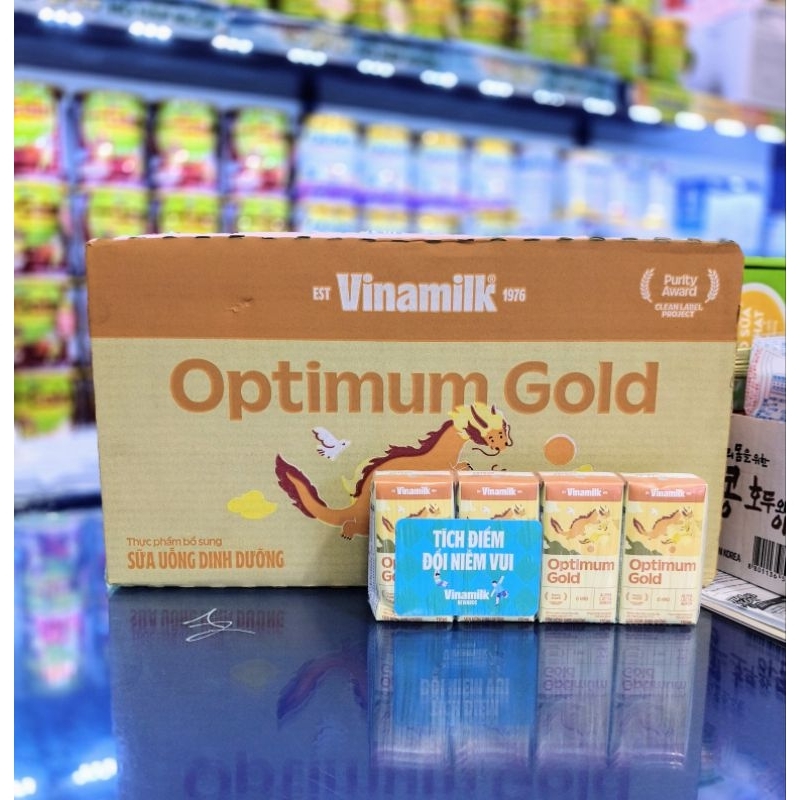 Thùng sữa Optimum gold Vinamilk 110ml 48hộp