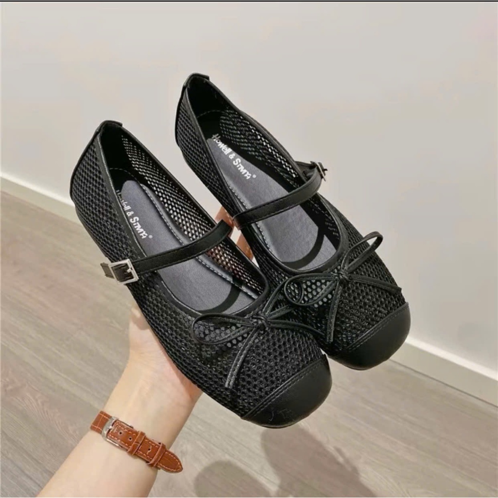 (Chân thon lùi 1sz) Giày Mary Jane lưới thoáng khí, nhẹ êm cho nữ kiểu dáng thời trang vintage Mã 115 | BigBuy360 - bigbuy360.vn