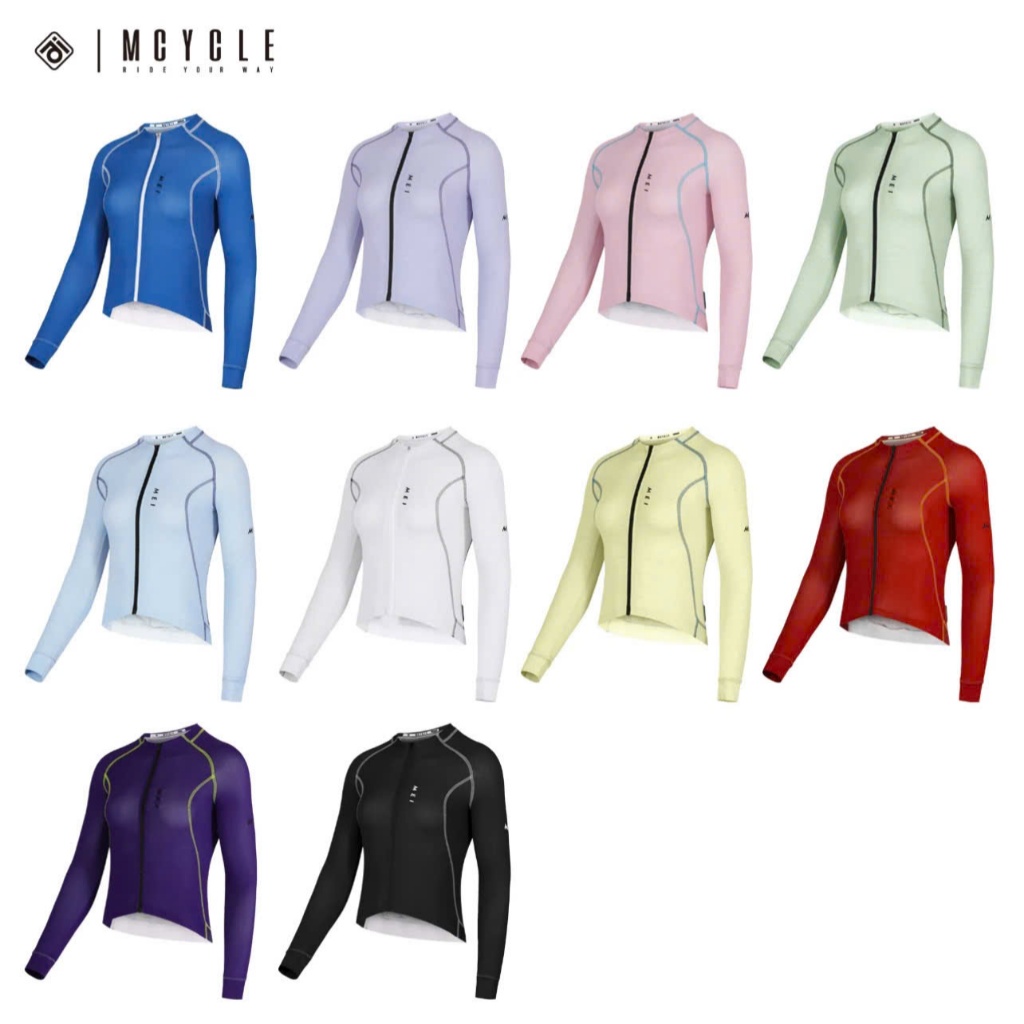 Áo đạp xe dài tay nữ MY341 chính hãng Mcycle