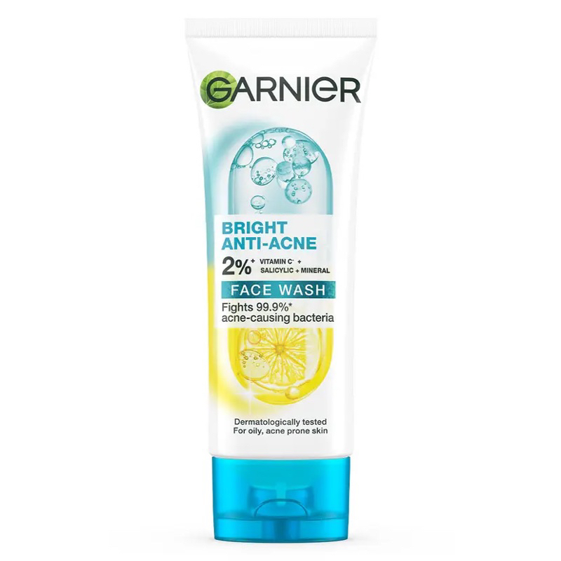 Sữa rửa mặt Garnier Bright Complete Anti Acne Cleansing Foam 100ml