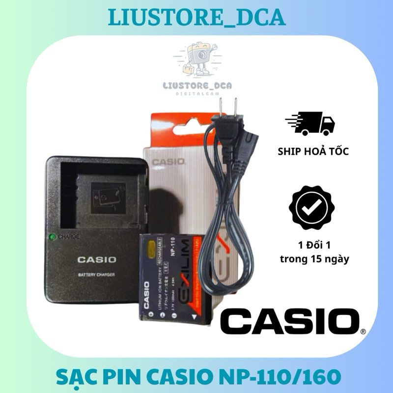 Sạc Pin Casio NP-110/NP-160 Cho Máy Ảnh Casio Exilim
