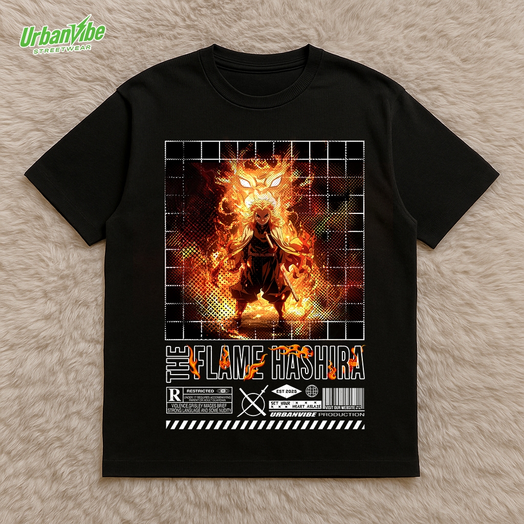 Áo thun Kyojuro Rengoku UrbanVibe Local Brand, Áo thun Streetwear Unisex