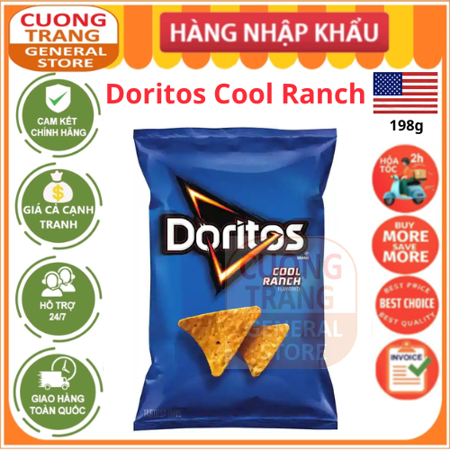 Bánh snack Doritos cool ranch 198g