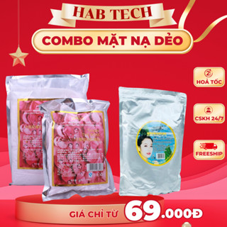 Bột Mặt Nạ Dẻo Bạc Hà, Mặt Nạ Hoa Hồng, Mặt Nạ Vàng 24k, Mặt Nạ Thuốc Bắc - HABTECH