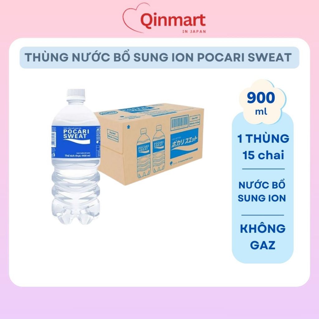[Made in Japan] Thùng nước bổ sung ion Pocari Sweat - Hàng chính hãng chất lượng cao