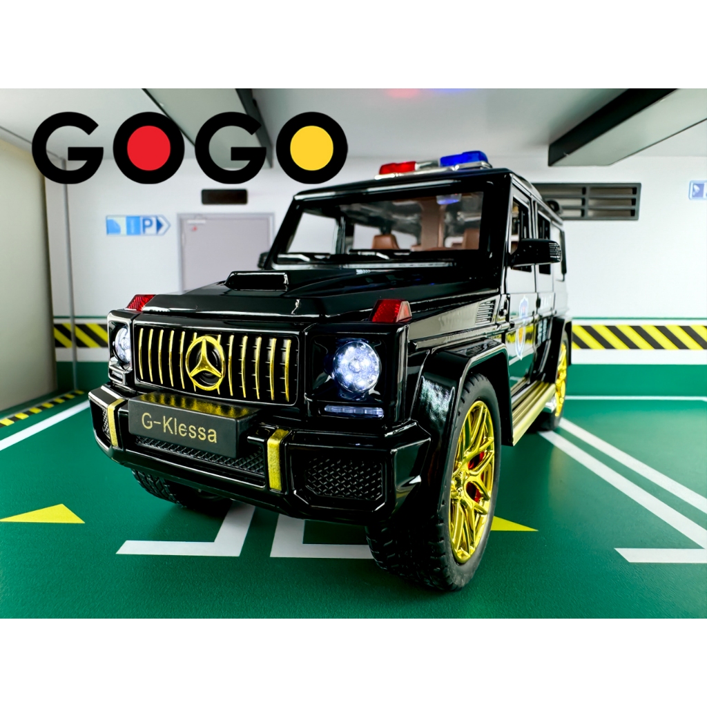 Xe mô hình cảnh sát Mercedes G63 Police 1:24