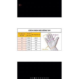 Găng tay thủ môn VaporGrip 3 loại 1 size 7 8 9 10