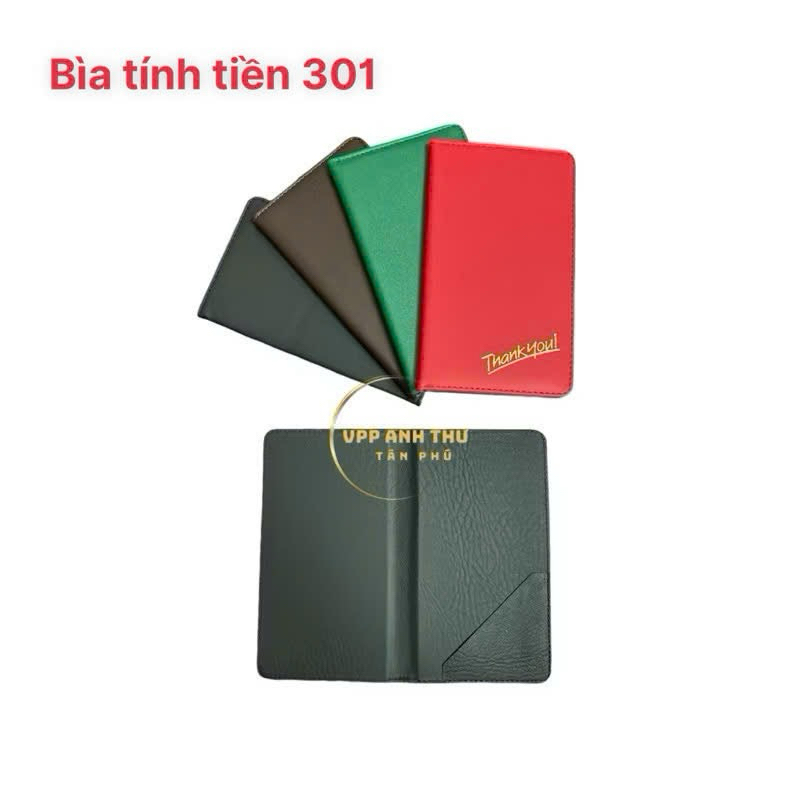 BÌA DA KẸP BILL TÍNH TIỀN, THANH TOÁN 301