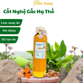 Cốt Nghệ Gấc Hạ Thổ Thoa Mặt Làm Sáng Da, Mờ Thâm Nám Sau Sinh 500ml