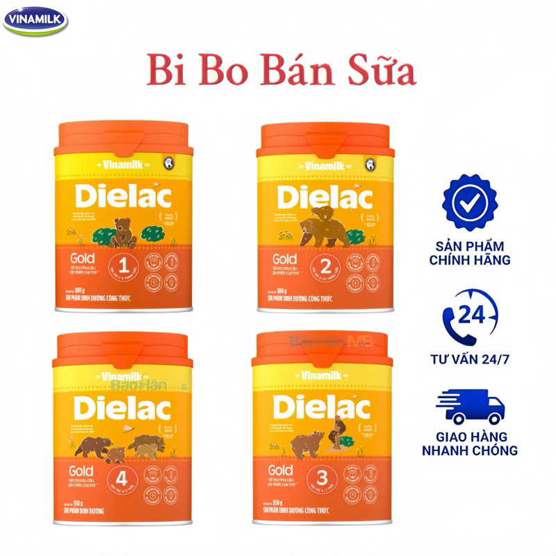 [DATE XA] Sữa Bột Vinamilk Dielac Alpha Gold Số [1/2/3/4] Sữa Non, Dinh Dưỡng Phát Triển Toàn Diện