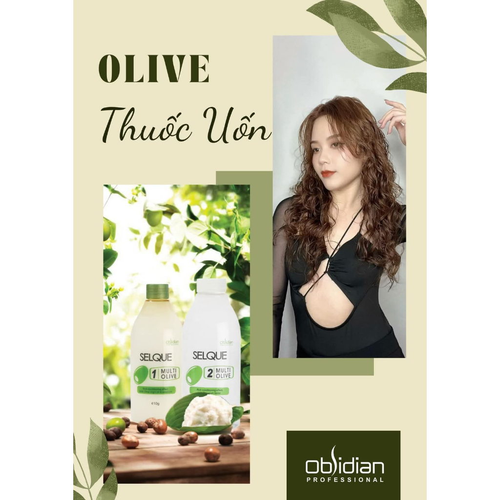 UỐN LẠNH THÔNG MINH OLIVE SELQUE OBSIDIAN CAO CẤP- uốn lạnh SelQue Olive