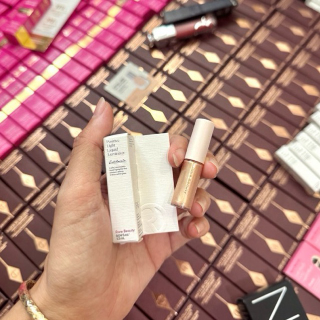 [1.3mL, 3.2ml & C-h-i-ế-t 0.8mL] Kem Bắt Sáng Rare Beauty Positive Light Liquid Luminizer Highlighte