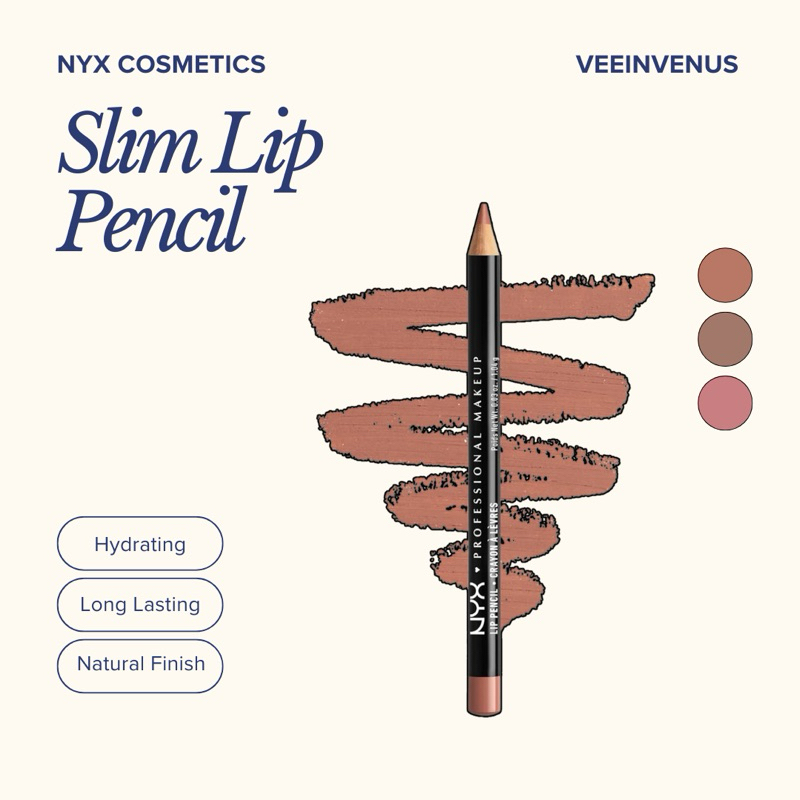 veeinvenus | Chì kẻ môi NYX Professional Makeup Slim Lip Pencil