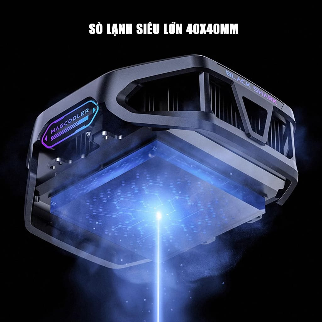 Quạt tản nhiệt gaming Black Shark 5 Pro CoolerFun, công suất 35W, App điều chỉnh Led RGB | BigBuy360 - bigbuy360.vn
