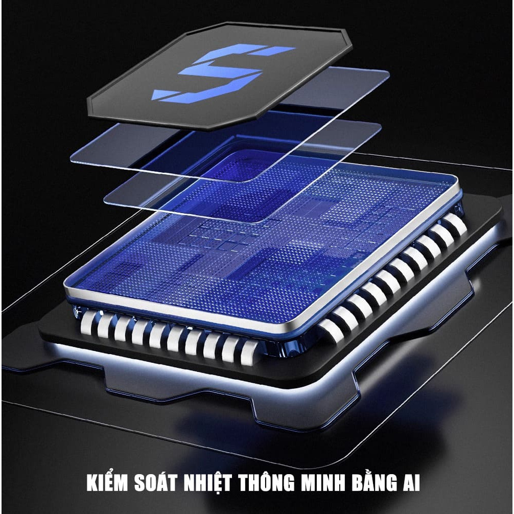 Quạt tản nhiệt gaming Black Shark 5 Pro CoolerFun, công suất 35W, App điều chỉnh Led RGB | BigBuy360 - bigbuy360.vn