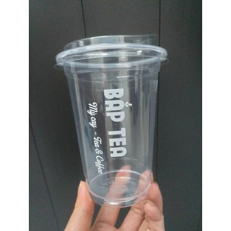 Ly nhựa 500 ml đựng trà sữa in theo yêu cầu, số lượng 500 ly