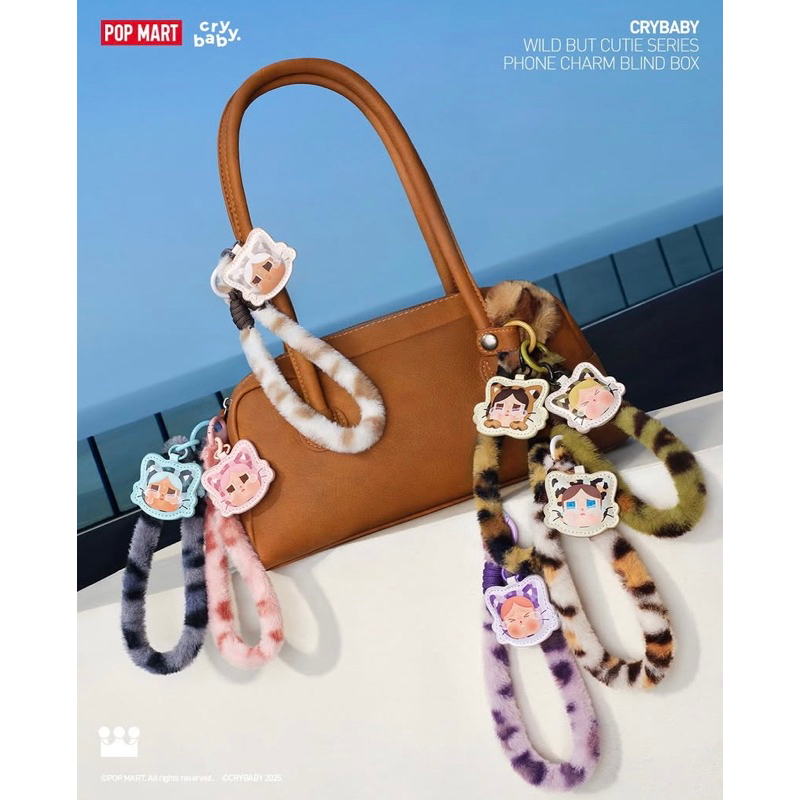 [Chính Hãng] POPMart Crybaby Wild But Cutie Series-Phone Charm Blind Box