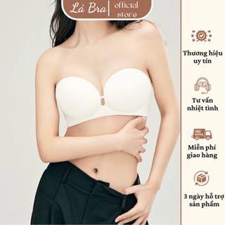[Trợ Giá] Áo lót nữ su đúc không gọng đệm vừa định hình nâng ngực chống trượt LABRA mã MS23