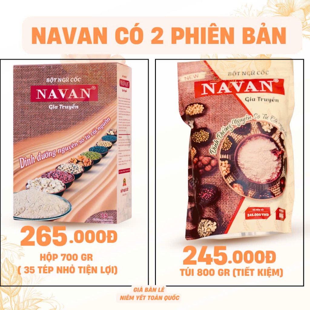 [Now Ship-Chính Hãng] NGŨ CỐC NAVAN