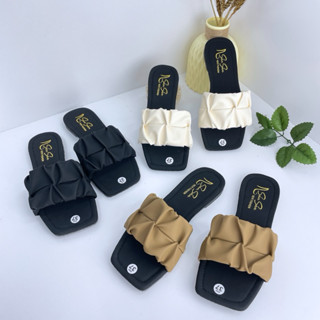  DÉP LÊ QUAI NGANG HOẠ TIẾT NHÚN San San - Dép nữ CHẤT LƯỢNG CAO SANG TRỌNG cao 4 PHÂN mang đi tiệc đi du lịch - 027 