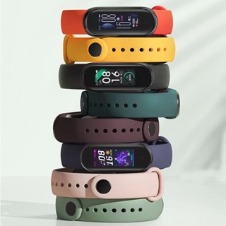 Dây Đeo Đồng Hồ Cho Xiaomi mi band 10 9 8 7 6 5 4 3 Vòng Đeo Tay Silicon Miband 5 6 7 mi band 8 mi ban 9 phụ kiện miband