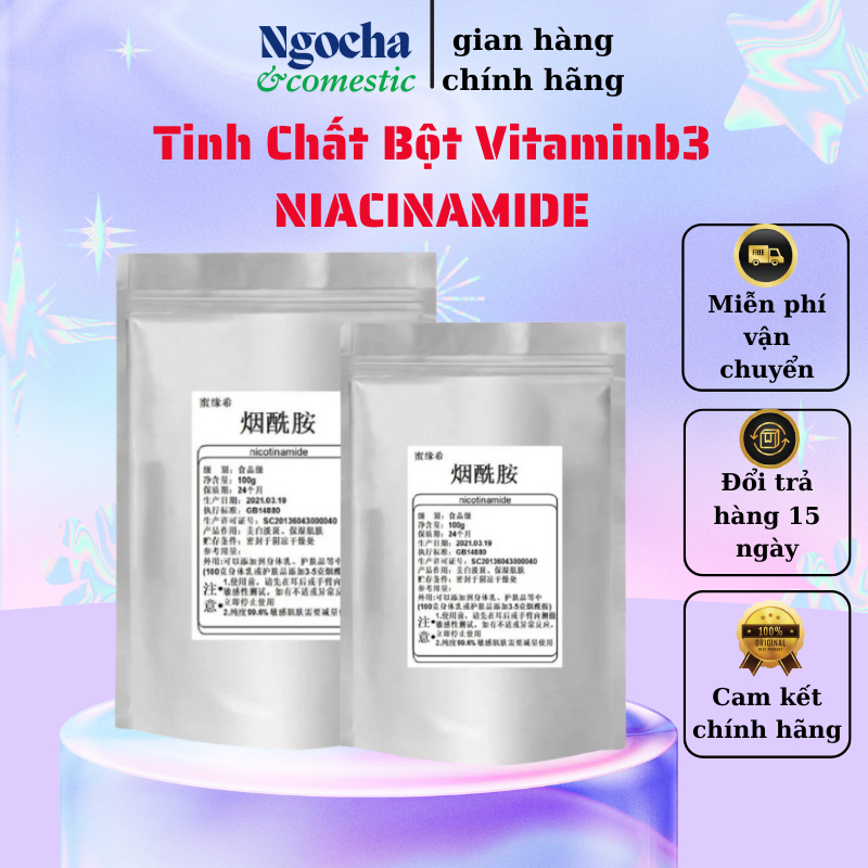 Bột trắng da Niacinamide ah atm