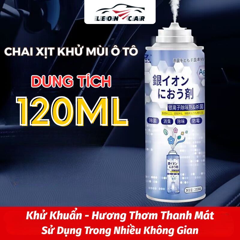 Chai Làm Sạch Khử Mùi Xe Ô Tô Cao Cấp VER 2