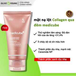Mặt Nạ Dưỡng Da Medicube Collagen Overnight Wrapping Peel Off 75ml – Cải Thiện Độ Co Giãn, Cấp Ẩm, Làm Sáng Da