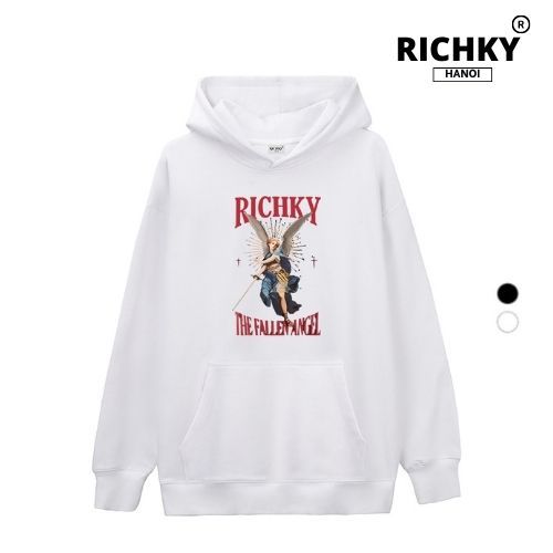 Áo Hoodie Richky Hanoi Premium Nỉ Thiên Thần Fallen Angel