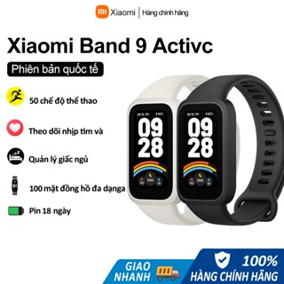   BẢN QUỐC TÊ   Đồng Hồ Thông Minh Xiaomi Mi Smart Band 9 Active,Theo Dõi Sức Khỏe,Tập Luyện thể thao 