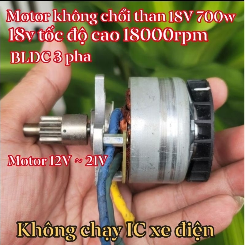 Động cơ BLDC Ryobi, không chổi than, motor máy cưa, máy cắt cỏ 14V ~ 18v ~ 21V