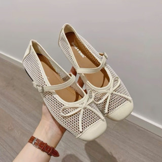 (Chân thon lùi 1sz) Giày nữ, giày búp bê chất lưới nhẹ lên chân cực thoáng chân, dáng bassic cực xinh đón hè Mã 115